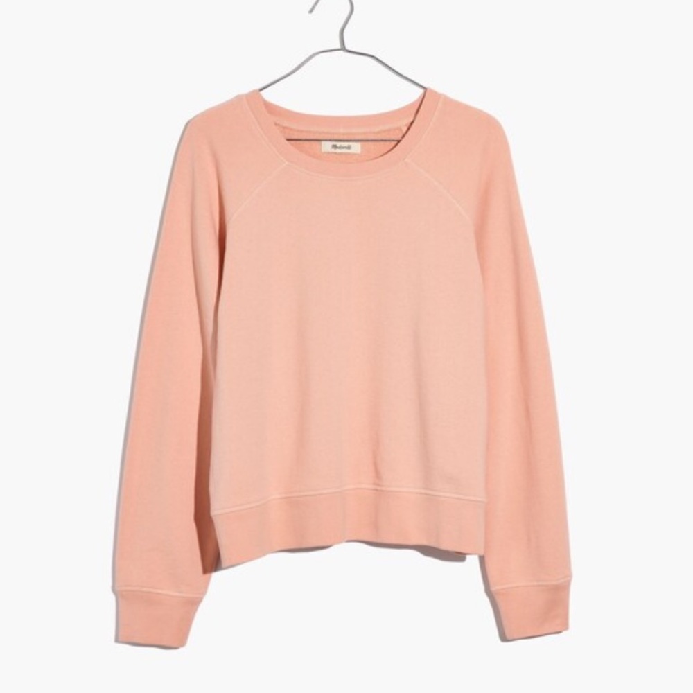 Miles by Madewell Re sourced Cotton Shrunken Sweatshirt
Pink Crewneck Small